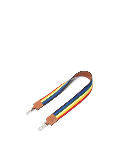 Loewe Rainbow strap in cotton and calfskin