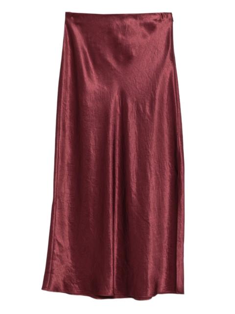 Vince high-waisted midi skirt