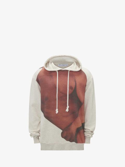 Jw Anderson Melanga¨ Ivory Stretch Cotton Sweatshirt JW Anderson IVORY STRETCH COTTON SWEATSHIRT | miinto