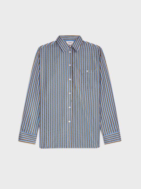 CELINE oversized shirt IN silk twill