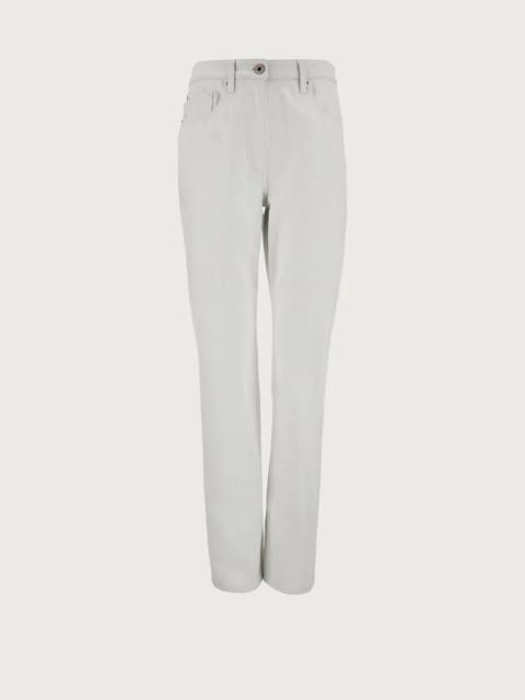 FERRAGAMO DENIM 5 POCKET TROUSERS