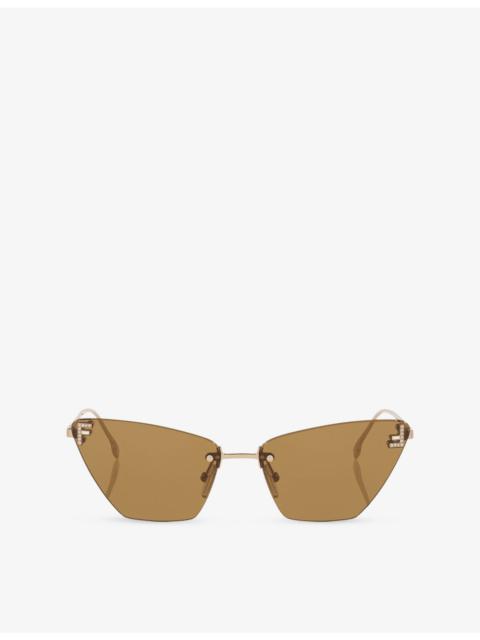 FENDI FE4160US Fendi First Cat-Eye Metal Sunglasses