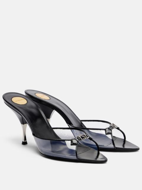 SAINT LAURENT Jerry crystal-embellished mules