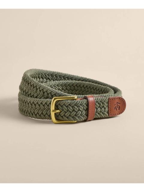 Brooks Brothers Cotton Braided Belt