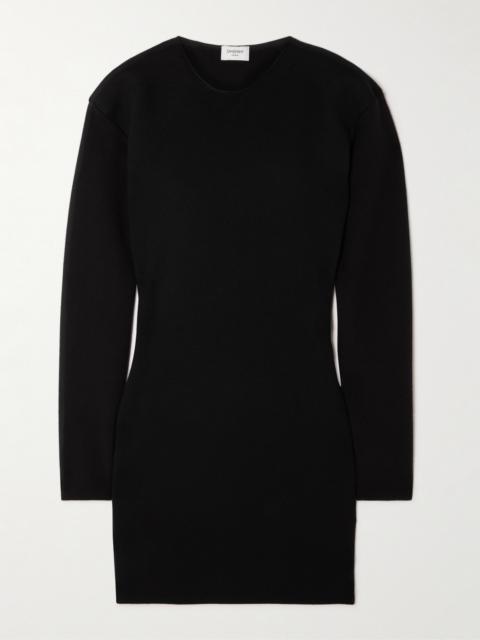 SAINT LAURENT Wool-blend Mini Dress