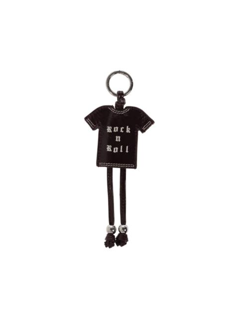 Zadig & Voltaire T-shirt-shaped leather keyring