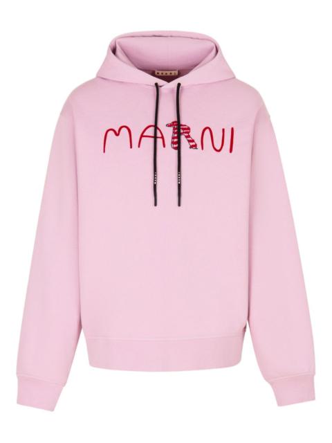 Marni logo-printed hoodie