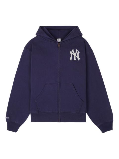 Sporty & Rich Yankees Serif zip-up hoodie