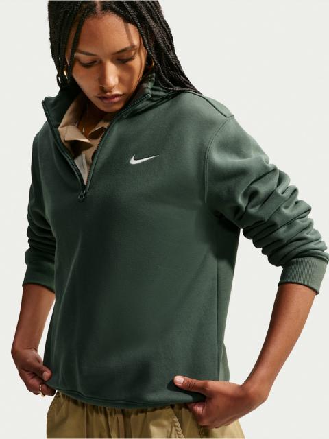 Nike Nike Studio Fleece Medium Weight Women's 1/4-Zip Top