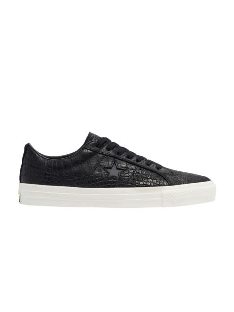 Converse One Star Pro Low 'Croc Emboss - Black'