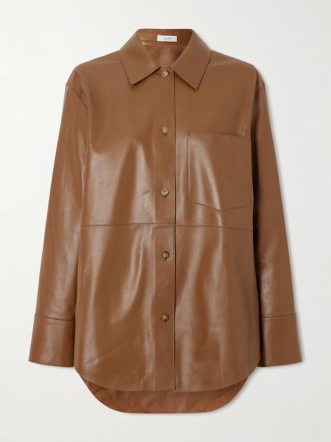JOSEPH Penna Leather Shirt