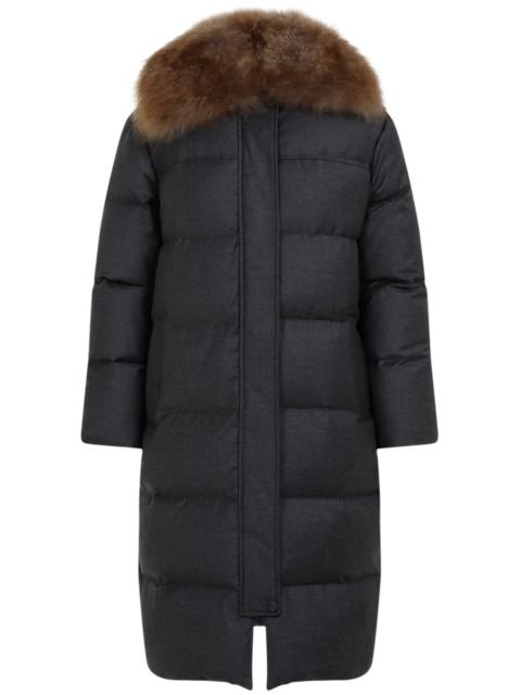 Yves Salomon quilted coat