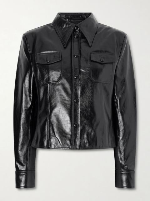 WILLY CHAVARRIA Chavela leather jacket Black