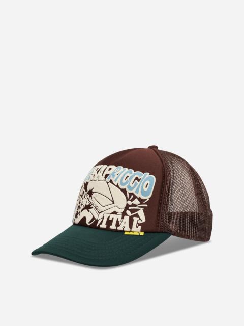 Kapital Life Kapriccio Track Cap Brown / Green