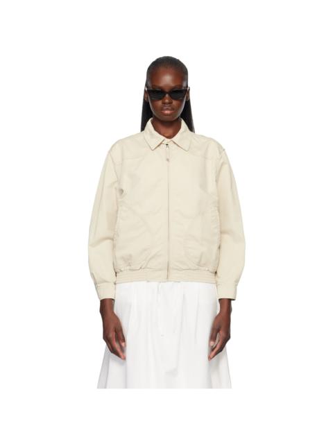 NOTHING WRITTEN Beige Margaret Cotton Cricket Jacket