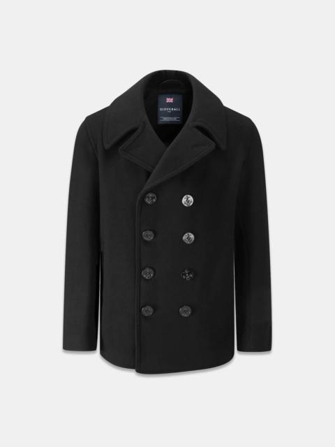 GLOVERALL Men's Admiralty Melton Wool Peacoat