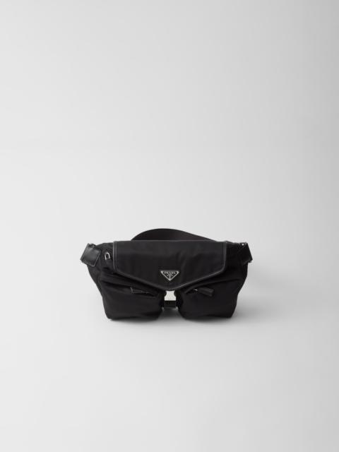 Prada Re-Nylon and leather shoulder bag