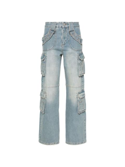 MISBHV Harness low-rise cargo jeans