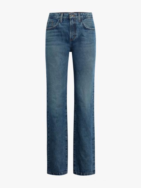 Favorite Daughter THE MIKAELA LOW SLUNG LONG SLIM STRAIGHT