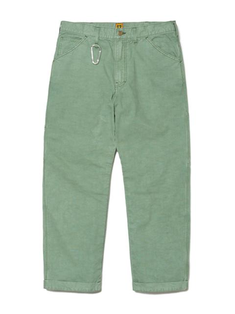 Human Made Garment Dyed Painter Pants Green