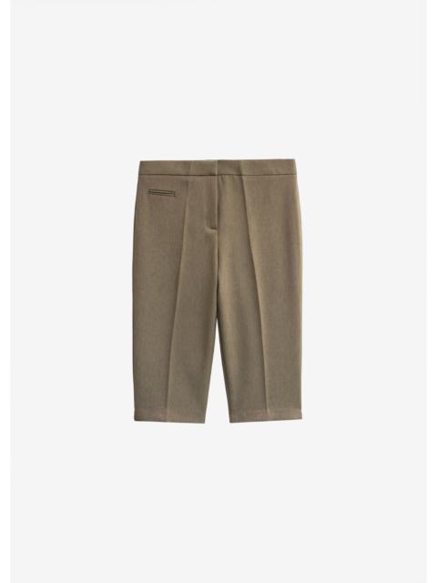 The Frankie Shop Reva Tailored Bermuda Shorts - Dark Taupe