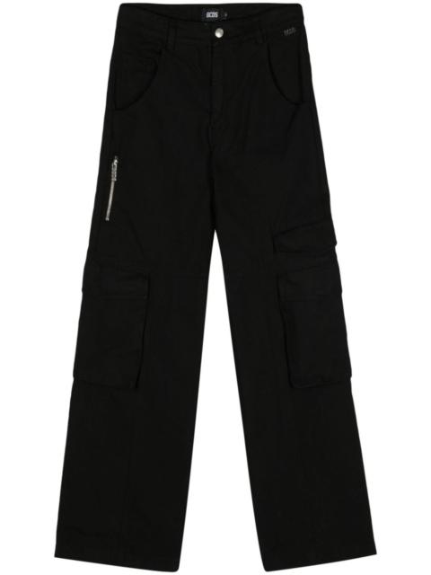 GCDS Ultracargo wide-leg trousers