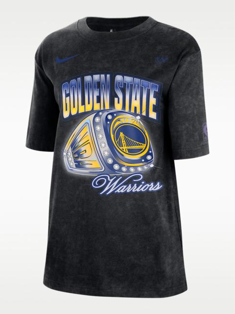 Nike Golden State Warriors Courtside Women's Nike NBA T-Shirt