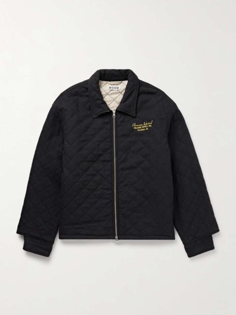 BODE Bloomstein Reversible Printed Quilted Cotton-Twill Jacket