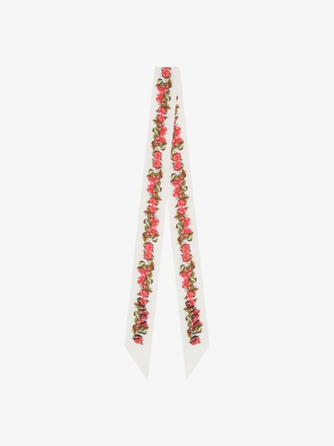 Givenchy BANDEAU IN SILK WITH ROSES PRINT
