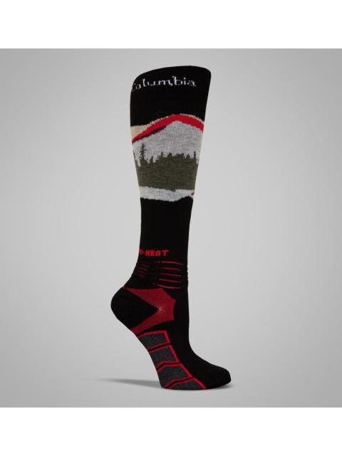 Columbia Omni-Heat NW Mountain Range Midweight Ski Sock
