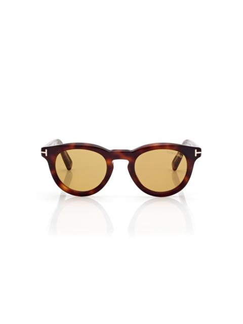 TOM FORD ICON ROUND SUNGLASSES