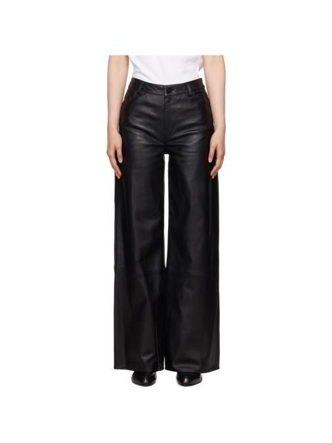 Loulou de Saison Black Figari Leather Pants