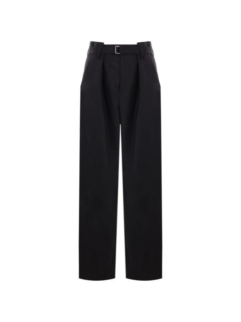 パンツ Ann Demeulemeester BELINDA LOOSE FIT TROUSERS Ann Demeulemeester Belinda Loose Wool Trousers Melange