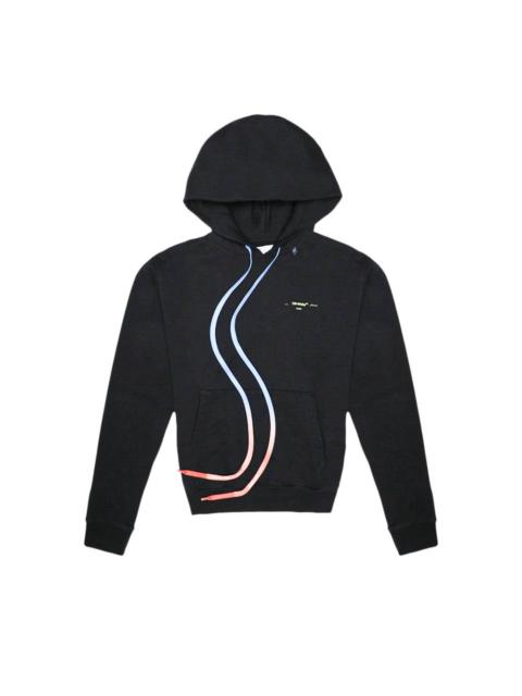 Off-White Acrylic Arrows Incomplete Hoodie 'Black'