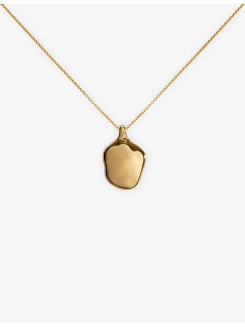 MONICA VINADER Odyssey Locket 18ct Yellow Gold Vermeil Necklace