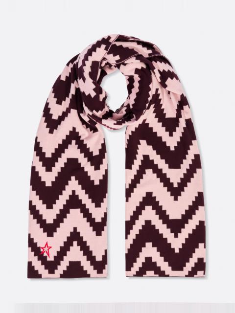PERFECT MOMENT Chevron Merino Wool Scarf