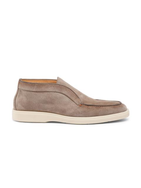 Santoni Men’s taupe suede desert boot