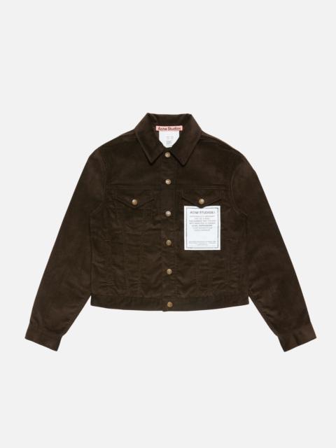 Acne Studios Corduroy jacket - Dark brown