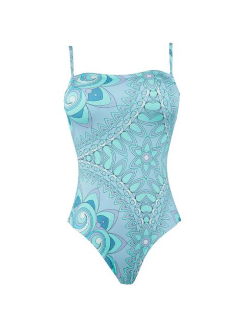 Vilebrequin Women Bustier One-piece Swimsuit Mandala