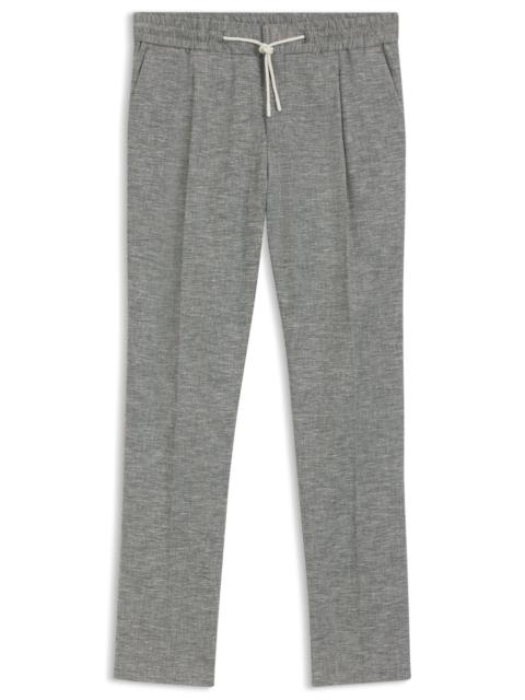 HUGO SLIM-FIT TROUSERS IN PERFORMANCE SHARKSKIN