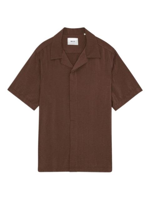 NN07 Hank revere-collar short-sleeve shirt