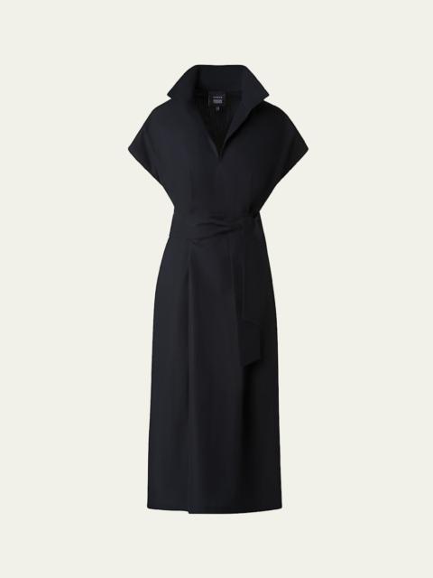 AKRIS Cotton Poplin Midi Shirtdress