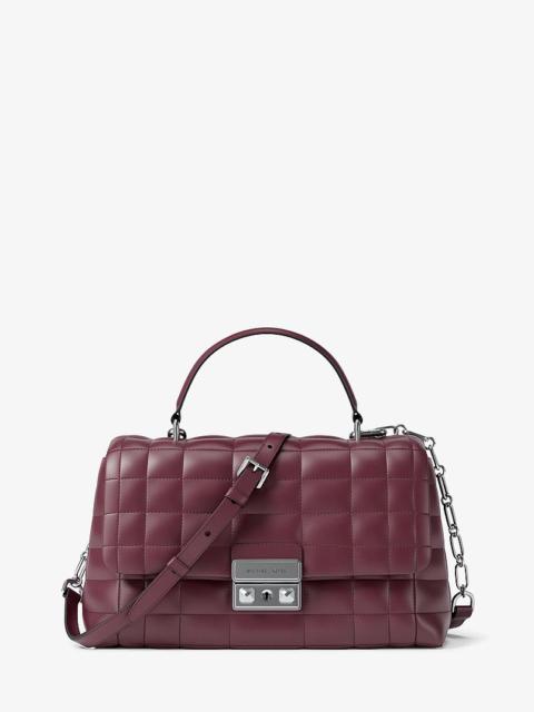 MICHAEL KORS Tribeca Medium Quilted Leather Satchel