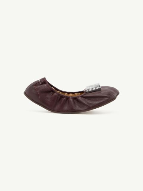 MM6 Maison Margiela Numeric anatomic ballerina