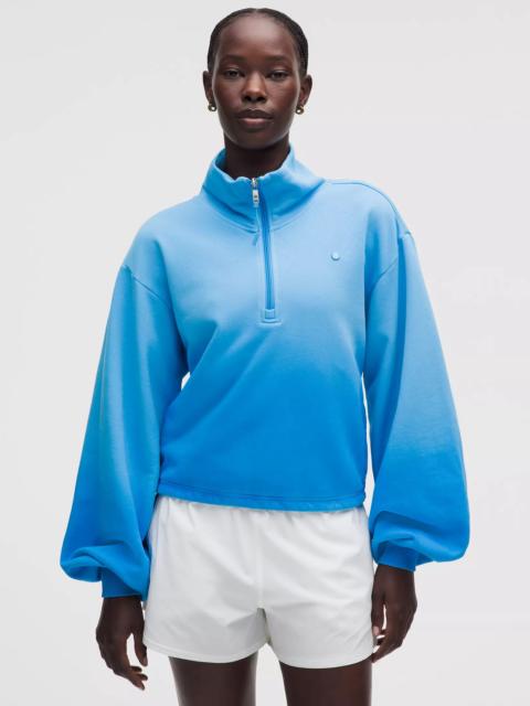 lululemon Cotton Terry Tennis Half Zip *Wash