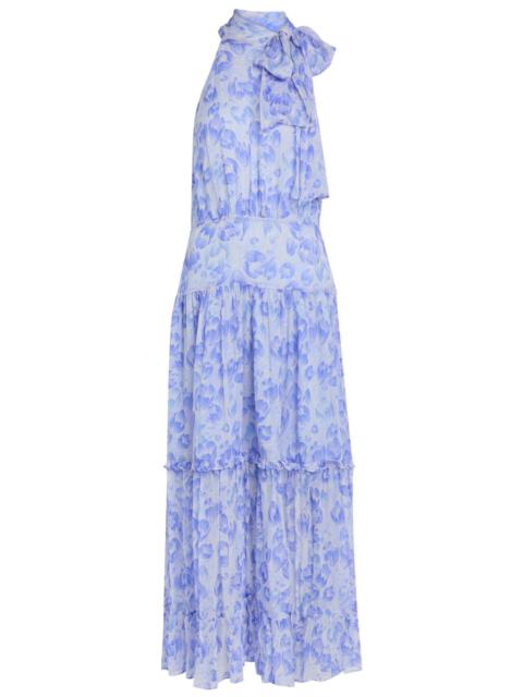 RIXO Rixo Abi Floral-print Chiffon Maxi Dress