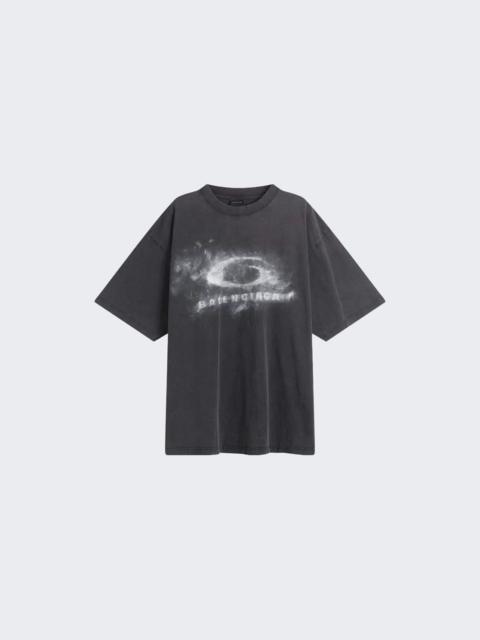 BALENCIAGA Medium Fit Tee Washed Black And White