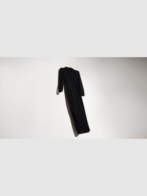 GUCCI Fine rib knit wool dress with Horsebit