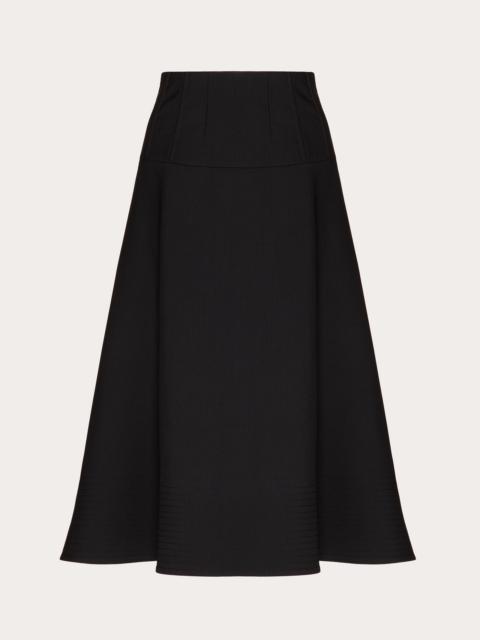 Valentino Crepe Couture Full Skirt