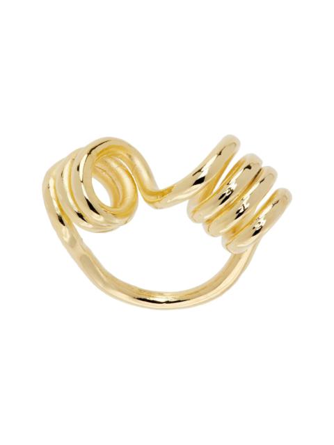 Chopova Lowena Gold Spring Ring
